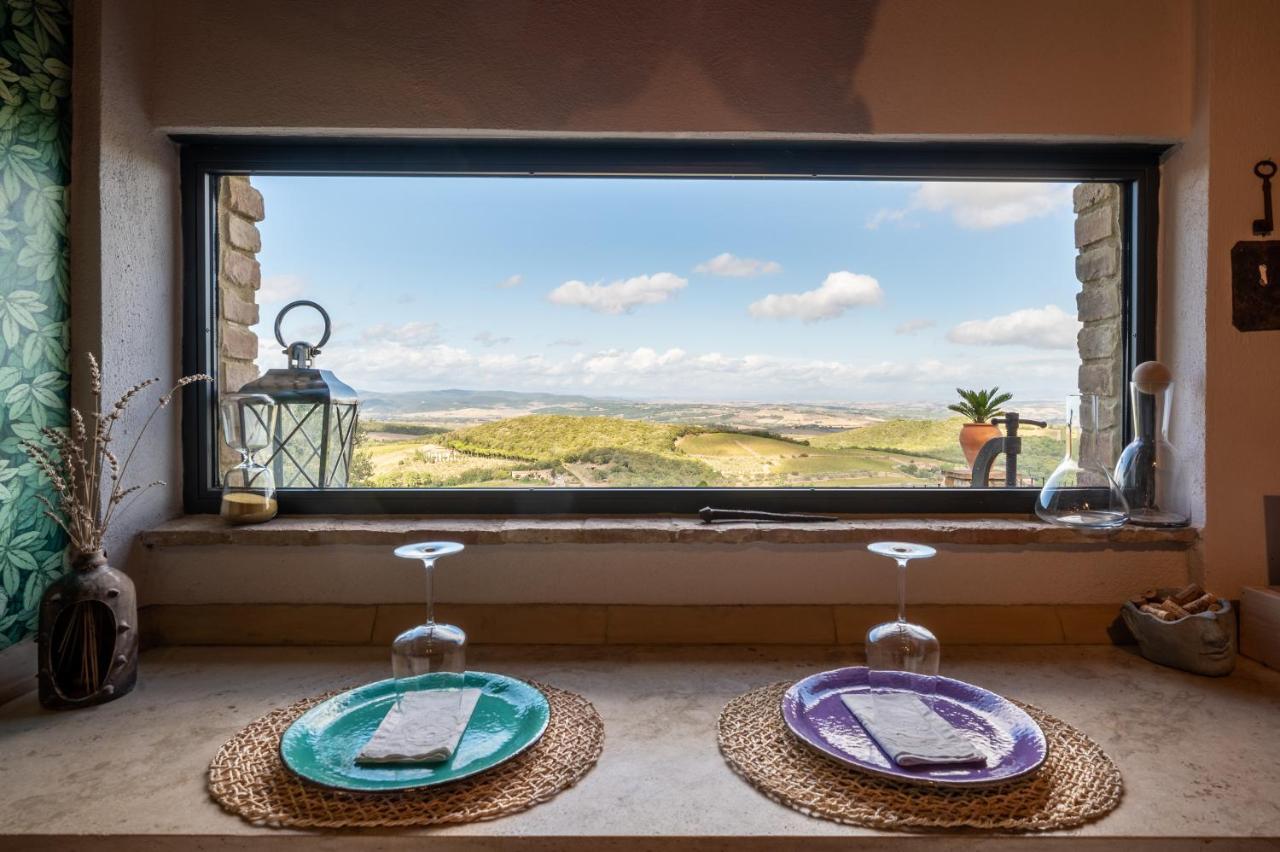 Il Burellino Villa Montalcino Bagian luar foto